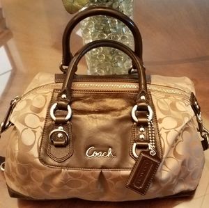 Coach Ashley Signature Satchel Bag F15443